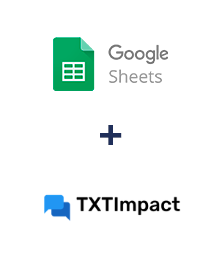 Integracja Google Sheets i TXTImpact