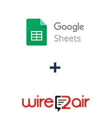 Integracja Google Sheets i Wire2Air