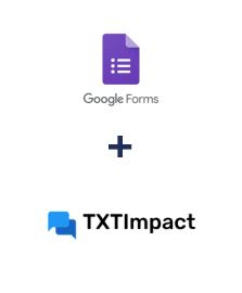 Integracja Google Forms i TXTImpact