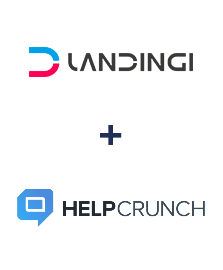 Integracja Landingi i HelpCrunch