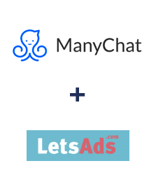 Integracja ManyChat i LetsAds