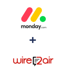 Integracja Monday.com i Wire2Air