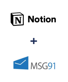 Integracja Notion i MSG91