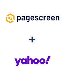 Integracja Pagescreen i Yahoo!