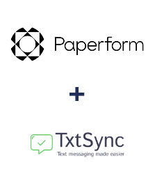 Integracja Paperform i TxtSync