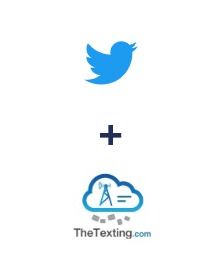 Integracja Twitter i TheTexting