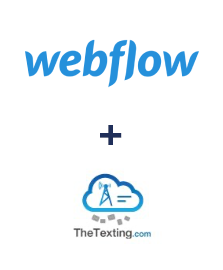 Integracja Webflow i TheTexting