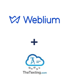 Integracja Weblium i TheTexting