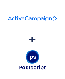 Integração de ActiveCampaign e Postscript