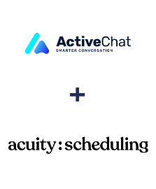 Integração de ActiveChat e Acuity Scheduling