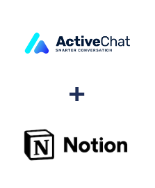 Integração de ActiveChat e Notion
