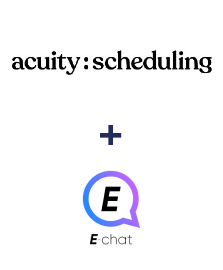 Integração de Acuity Scheduling e E-chat