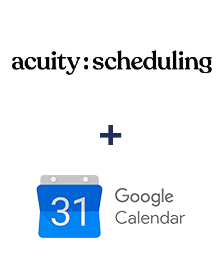 Integração de Acuity Scheduling e Google Calendar