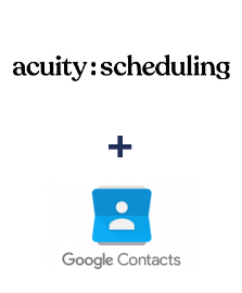 Integração de Acuity Scheduling e Google Contacts