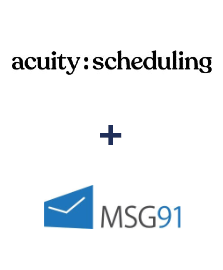 Integração de Acuity Scheduling e MSG91