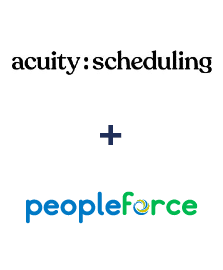 Integração de Acuity Scheduling e PeopleForce