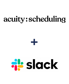 Integração de Acuity Scheduling e Slack
