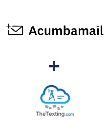 Integração de Acumbamail e TheTexting