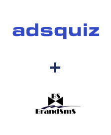 Integração de ADSQuiz e BrandSMS 
