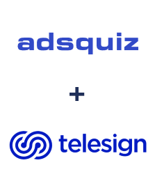 Integração de ADSQuiz e Telesign