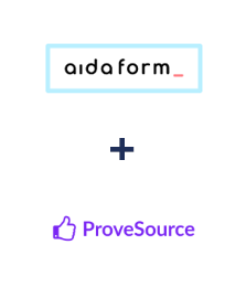 Integração de AidaForm e ProveSource