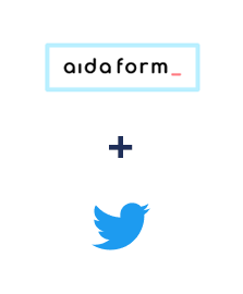 Integração de AidaForm e Twitter