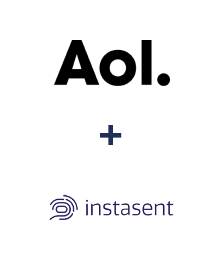 Integração de AOL e Instasent