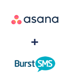 Integração de Asana e Burst SMS