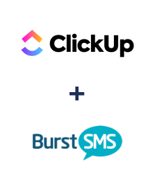 Integração de ClickUp e Burst SMS