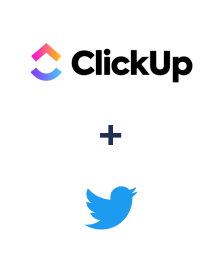 Integração de ClickUp e Twitter