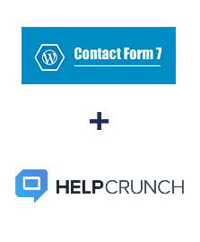 Integração de Contact Form 7 e HelpCrunch