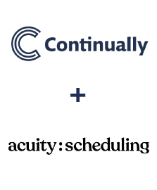 Integração de Continually e Acuity Scheduling