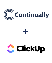 Integração de Continually e ClickUp