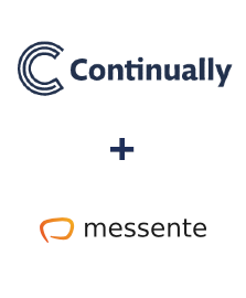 Integração de Continually e Messente