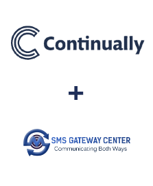Integração de Continually e SMSGateway