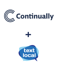 Integração de Continually e Textlocal