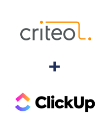 Integração de Criteo e ClickUp