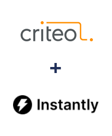 Integração de Criteo e Instantly