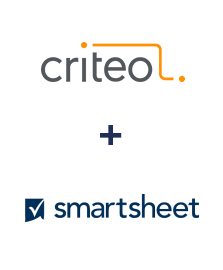 Integração de Criteo e Smartsheet