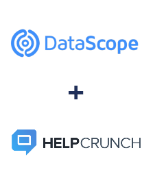 Integração de DataScope Forms e HelpCrunch