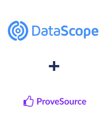 Integração de DataScope Forms e ProveSource