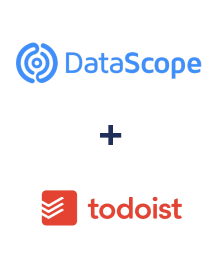 Integração de DataScope Forms e Todoist