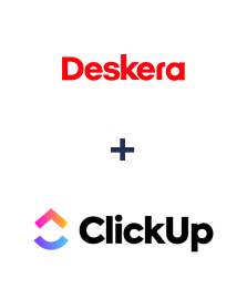 Integração de Deskera CRM e ClickUp