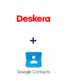 Integração de Deskera CRM e Google Contacts