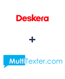 Integração de Deskera CRM e Multitexter