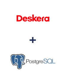 Integração de Deskera CRM e PostgreSQL