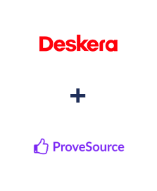 Integração de Deskera CRM e ProveSource