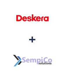 Integração de Deskera CRM e Sempico Solutions