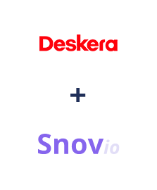 Integração de Deskera CRM e Snovio