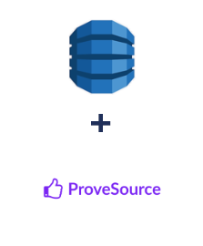 Integração de Amazon DynamoDB e ProveSource